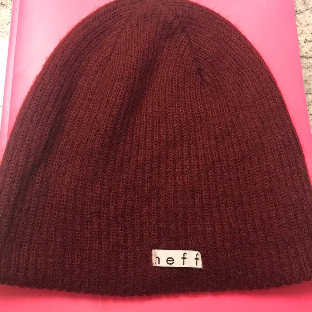 Burgundy Neff Beanie